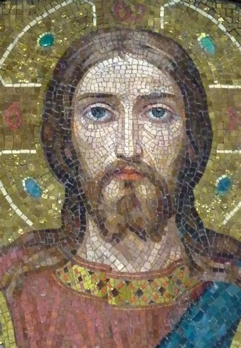 Jesus art, Religious art, Mosaic portrait