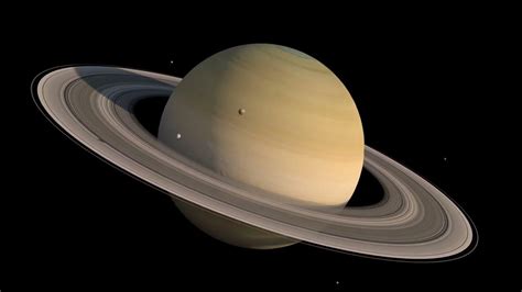 Saturn and Moons Spinning - Animations by AND - YouTube