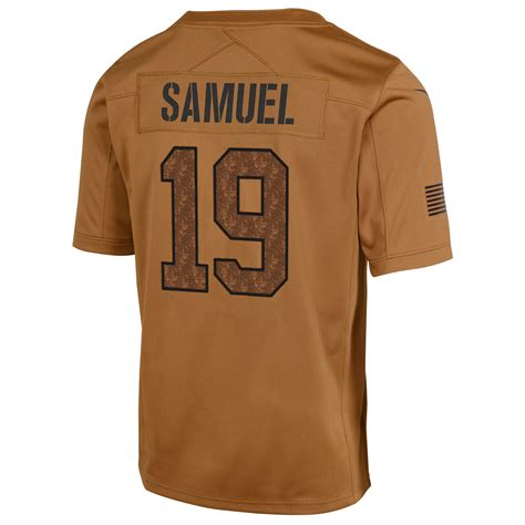 Deebo Samuel San Francisco 49ers Nike Youth 2023 Salute To Service Limited Jersey - Brown