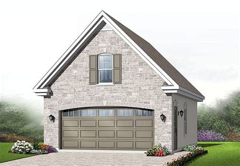 Two-car garage plan with bonus room - 1224