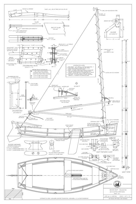 Sailing Skiff Boat Plans - boat plans runabout