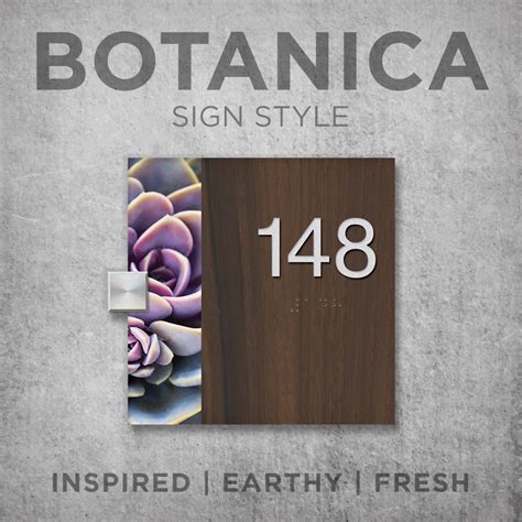 Botanica Sign Style in 2023 | Botanica, Interior signs, Signage design