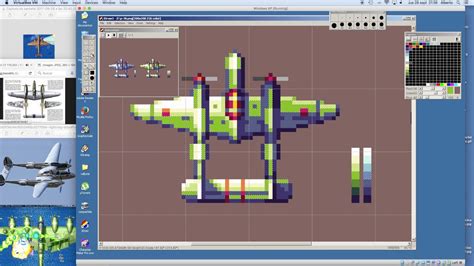 PIXEL ART TIME LAPSE #81 - Shoot'em Up Video Game Airplane - YouTube