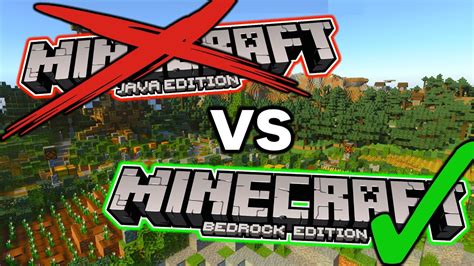 Why Minecraft Bedrock Edition Is Better Youtube