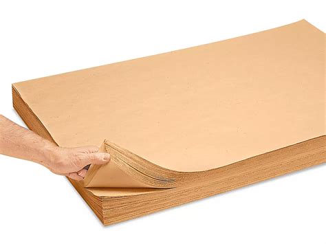 50 lb Kraft Paper Sheets - 18 x 24" S-6074 - Uline