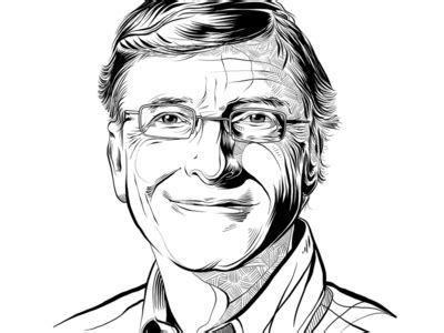 Bill Gates by Ricardo Nask - Dribbble