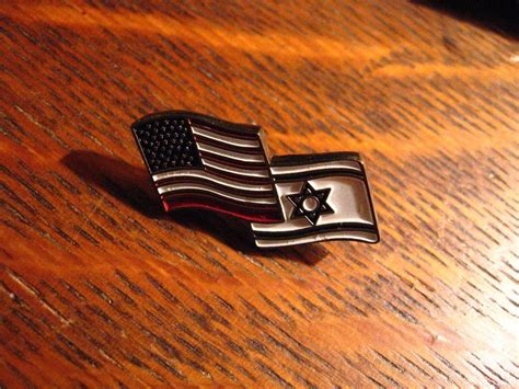 Israel USA Flags Lapel Pin - American Israeli National Flag Patriotic Jacket Pin | Jacket pins ...