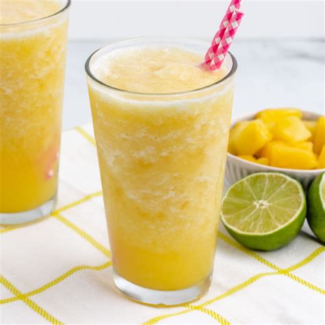 Easy Pineapple Slushie - Three Little Chickpeas