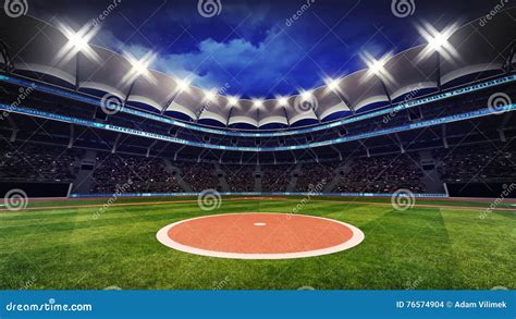 Baseball Stadium Cartoon Vector | CartoonDealer.com #27693911