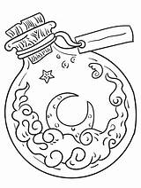 Premium Vector  Magic potion Outline Illustration For coloring book sketch template