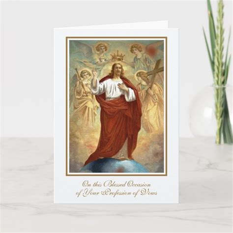 Catholic Nuns Religious Profession of Vows Card | Zazzle