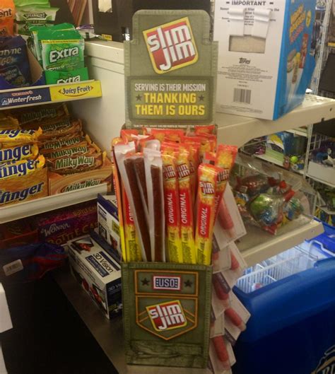 USO Slim Jim Display at Dollar Tree. 7/2014 Benefit Milita… | Flickr