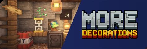 Download More Decorations [Forge] - MAJOR UPDATE! - Minecraft Mods & Modpacks - CurseForge