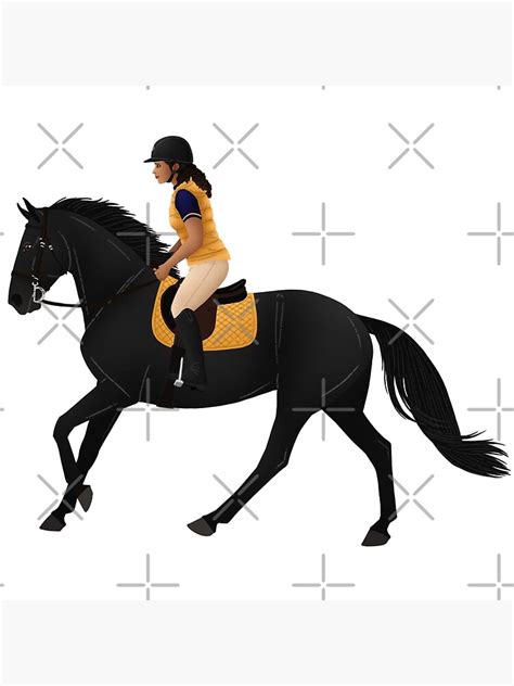 "Zoe und Raven von Free Rein - Equine Rampaige" Poster von equinerampaige | Redbubble