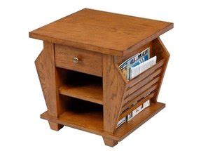 Oak End Tables With Drawers - Foter