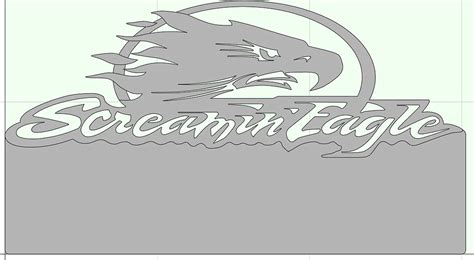 Screamin' Eagle dxf svg cutting files | Etsy