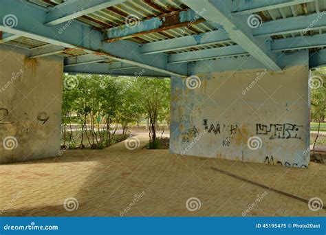 A decaying metal structure stock image. Image of royalty - 45195475