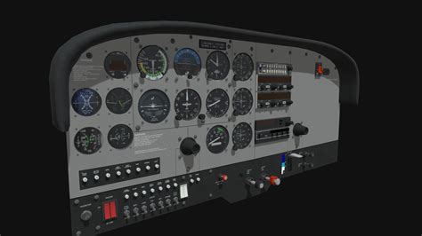Cessna 172 Instrument Panel - Buy Royalty Free 3D model by euanford12321 [8abac37] - Sketchfab Store
