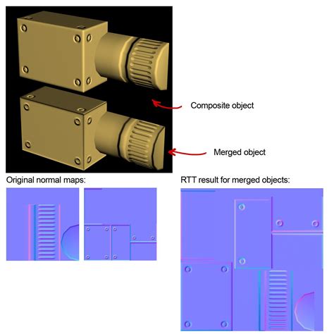 3DS Max normal map merging with RTT — polycount