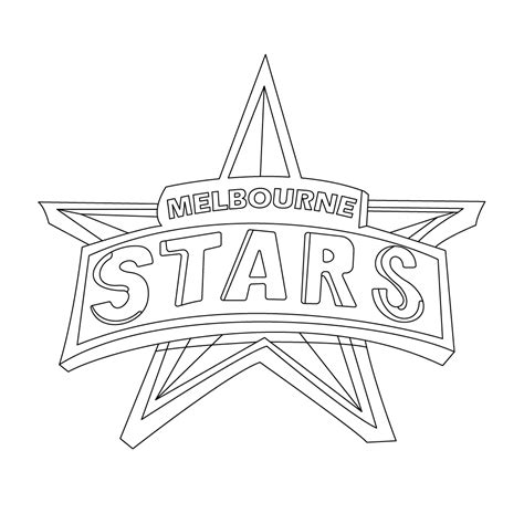 How to draw Melbourne Stars Logo