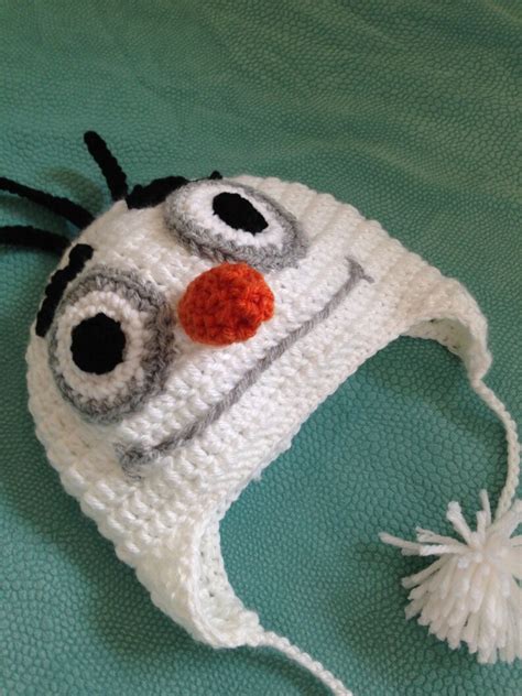 Disney Olaf Crochet Hat Frozen Olaf Hat Olaf Hat Snowman - Etsy