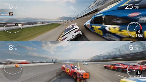 NASCAR Heat 4 - Splitscreen Gameplay (Xbox One X HD) [1080p60FPS] - YouTube