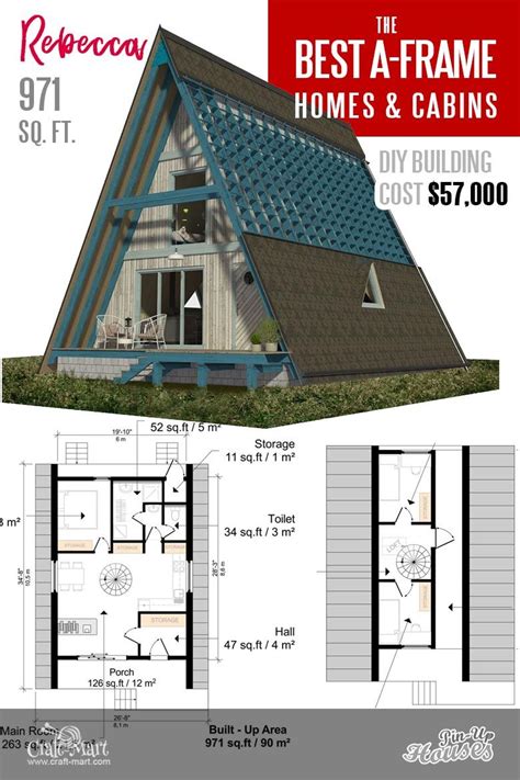 Cool A-frame Tiny House Plans (plus tiny cabins and sheds) | A frame ...