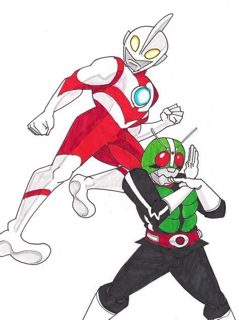 Ultraman and Kamen Rider Japan's Finest by SuperMacabro on DeviantArt