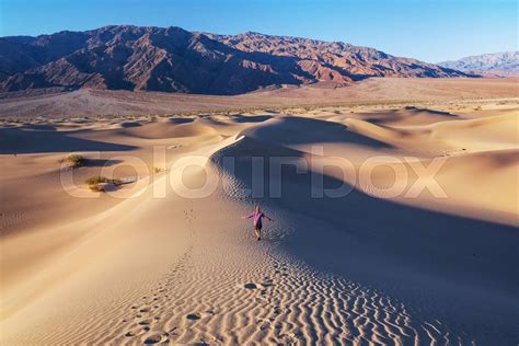 Hike in desert | Stock image | Colourbox