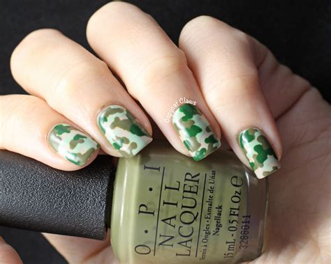 Copycat Claws: Camo Nail Art & OPI Did You 'Ear About Van Gogh