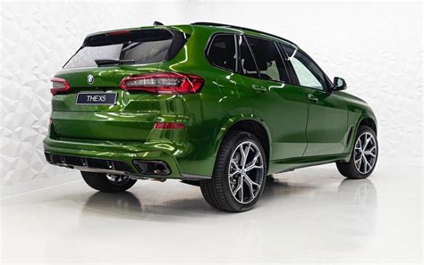 This BMW X5 looks stunning in Verde Ermes Individual color