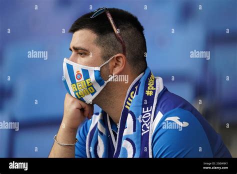 RCD Espanyol fan during the La Liga match between RCD Espanyol v ...