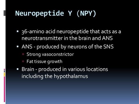 Neuropeptide Y