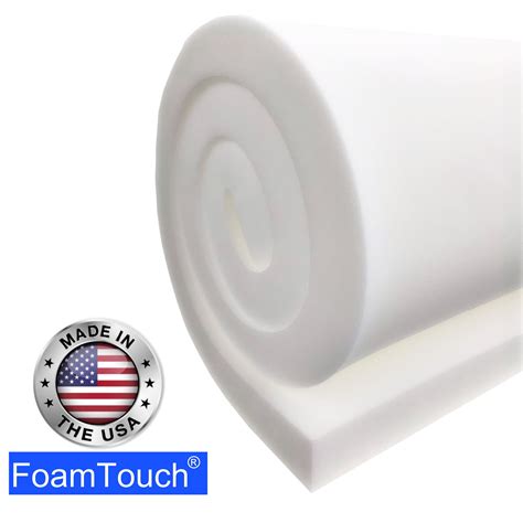 Buy FoamTouch Upholstery Foam Cushion High Density 1'' Height x 24 ...