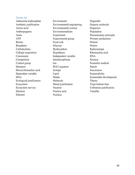 Population Growth Models - Terms list Adenosine triphosphate Aesthetic ...