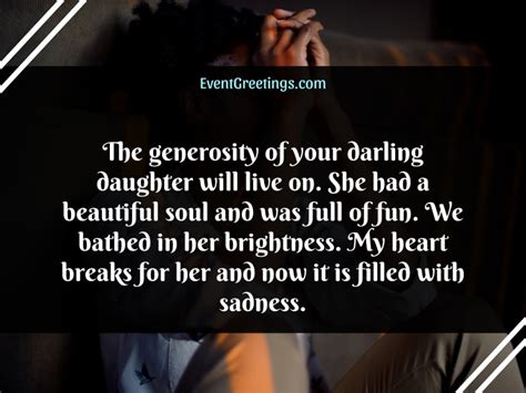 25 Comforting Loss of a Daughter Quotes – Events Greetings