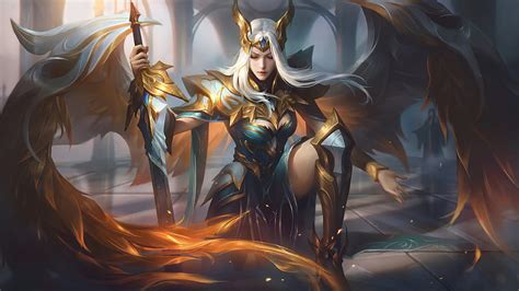 Kayle, league of legends, riot, videogame, HD wallpaper | Peakpx