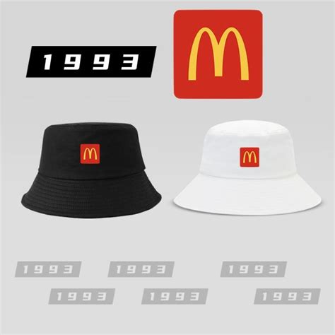 McDonald's Cap Bucket Hat McDonald's LOGO CAP Sun Hat McDonald's ...