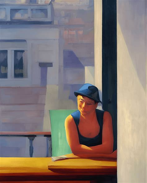 Paintings in the Style of Edward Hopper · Creative Fabrica