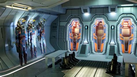 Those bays would look great in my living room... (inside of ship, from ...