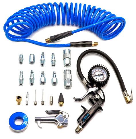 Buy YOTOOHeavy Duty Air Compressor Accessories Kit 20 Pieces with 1/4 ...