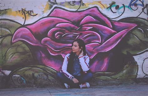 wall, art, mural, painting, graffiti, public, people, girl, alone, one ...