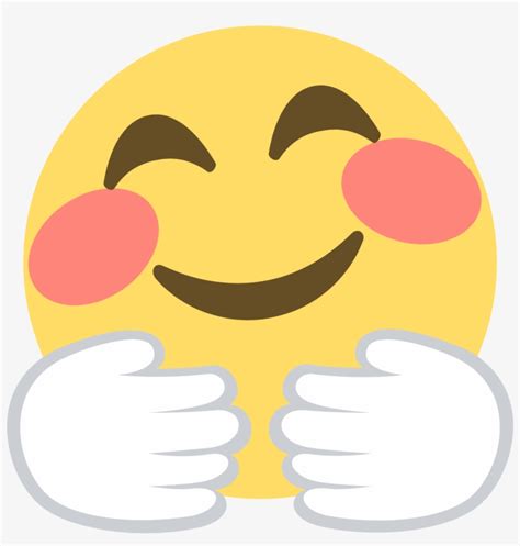 Open - Smile Face Hugging Emoji - Free Transparent PNG Download - PNGkey