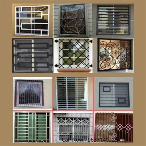 Modern Stylish Window Grill Designs In Iron, Steel, UPVC,, 55% OFF