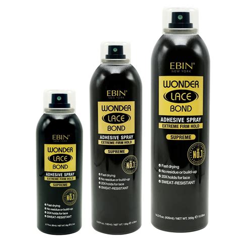 Wonder Lace Bond Wig Adhesive Spray 5 Pack - Supreme (14.2oz/ 420ml ...