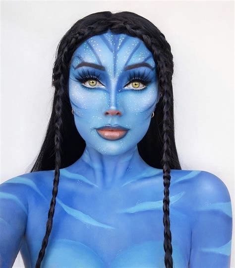 Pin by MONNY FERNNY on Cosplayers | Halloween makeup looks, Halloween makeup, Avatar makeup