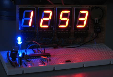 Arduino for Beginners: Digital Clock with 7-segments LED and RTC ...