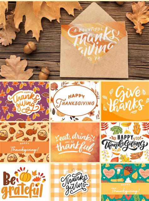 Printable Thanksgiving Cards | 30+ Free Printables!