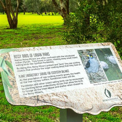 Interpretive signage for some of Boroondara's envinronmental nature ...