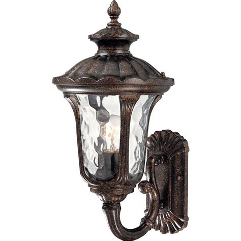 Volume Lighting 1-Light Vintage Bronze Outdoor Wall Mount Sconce-V8462-72 - The Home Depot